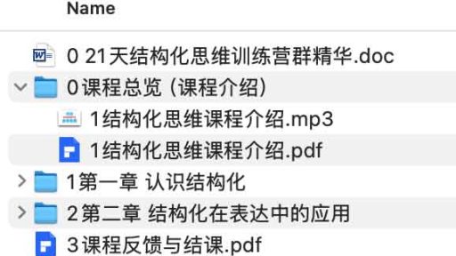 21天结构化思维训练营（圈外），重塑思维和表达，解决你90%的职场困扰