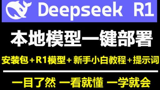 DeepSeekR1远程安装本地部署安装包视频教程国产AI深度思考V3大模型Win/Mac