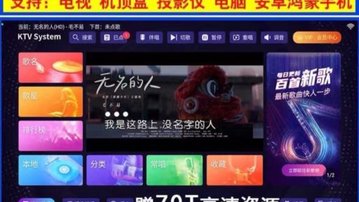 发现淘宝在卖的一个虚拟产品——电视ktv唱歌软件